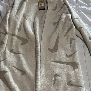 Nike Women's Cream Teddy Jacket